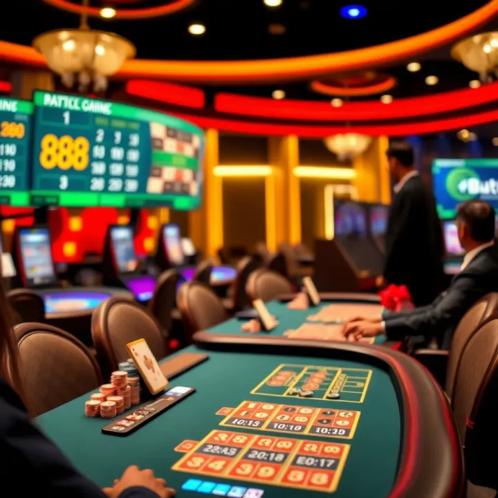 Graphic showing key elements influencing jackpot outcomes in a vibrant gaming environment
