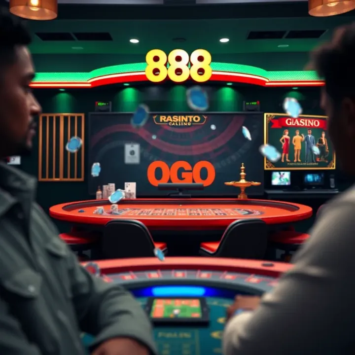 Modern casino building with illuminated signage reflecting regulatory authority in Nigeria
